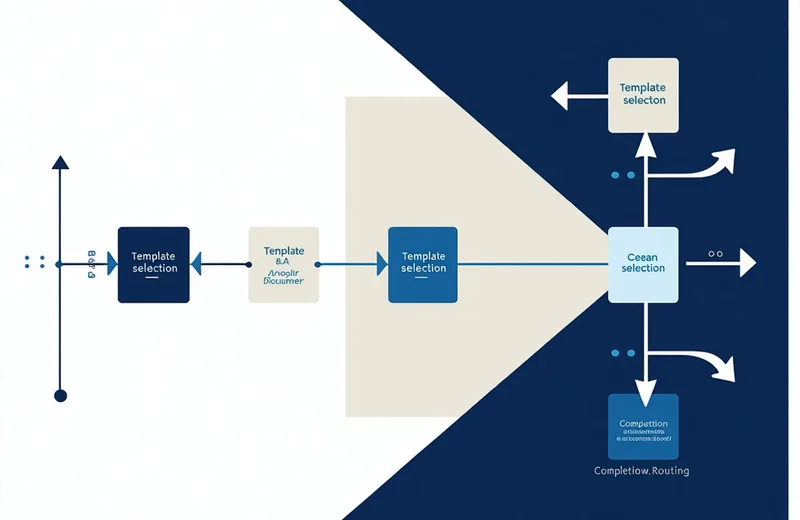 Docketwright engagement letter routing workflow showing document generation, partner routing, and countersignature tracking steps
